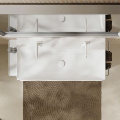 Hansgrohe Xelu Q umywalka 100x48 cm ścienna prostokątna SmartClean biały 61037450