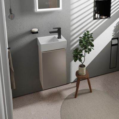 Hansgrohe Xevolos E umywalka 36x25 cm prostokątna ścienna-meblowa biała 61086450