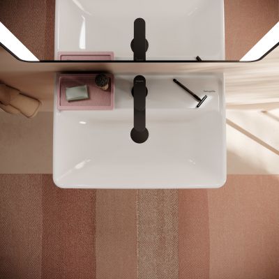 Hansgrohe Xanuia Q umywalka 55x37 cm prostokątna ścienna Compact biała 61120450