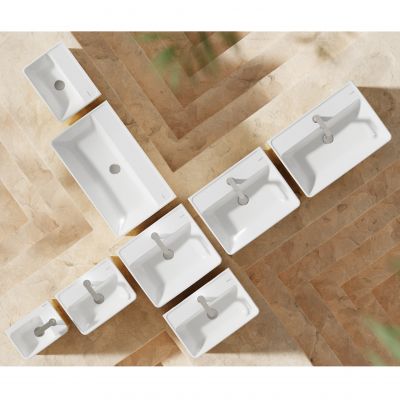 Hansgrohe Xanuia Q umywalka 55x37 cm prostokątna ścienna Compact biała 61121450
