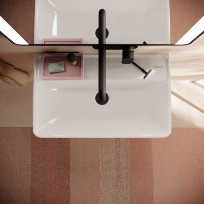 Hansgrohe Xanuia Q umywalka 60x37 cm prostokątna ścienna Compact biała 61127450