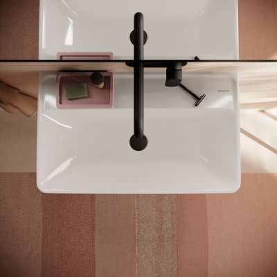 Hansgrohe Xanuia Q umywalka 65x39 cm prostokątna ścienna Compact biała 61129450