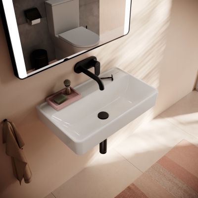 Hansgrohe Xanuia Q umywalka 65x39 cm prostokątna ścienna Compact biała 61131450