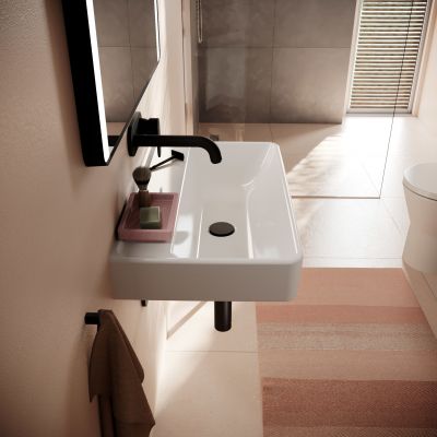 Hansgrohe Xanuia Q umywalka 65x39 cm prostokątna ścienna Compact biała 61131450