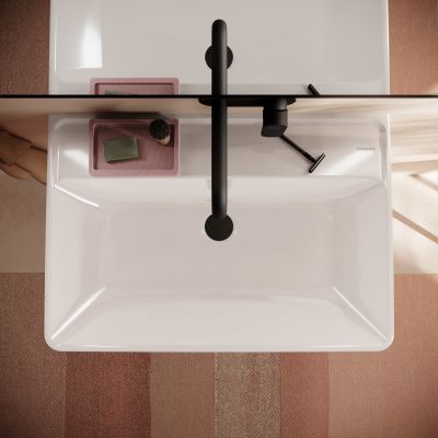 Hansgrohe Xanuia Q umywalka 70x48 cm prostokątna ścienna biała 61135450