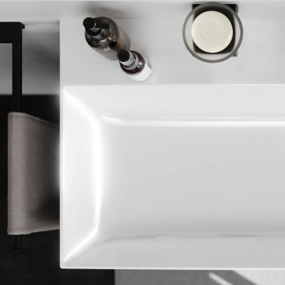 Hansgrohe Xevolos E umywalka 80x48 cm ścienna prostokątna SmartClean biały 61097450
