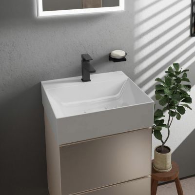 Hansgrohe Xevolos E umywalka 50x48 cm ścienna prostokątna SmartClean biały 61088450