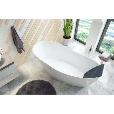 Hoesch Namur Lounge wanna wolnostojąca 180x80 cm owalna biała 4492.010305