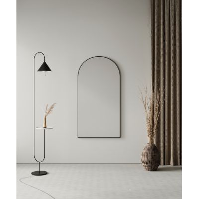 HoM Laval lustro 80x140 cm rama stalowa biały L-80x140-W50x4ON