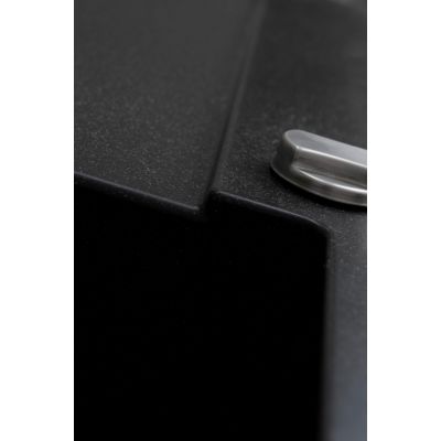 iceBerg San zlewozmywak z baterią czarny/czarny ZZB1411BB