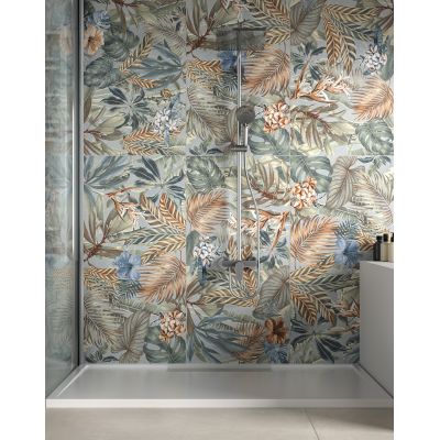 Idea Decori Jungle Avio Mix dekor ścienny 120x60 cm mix kolorów