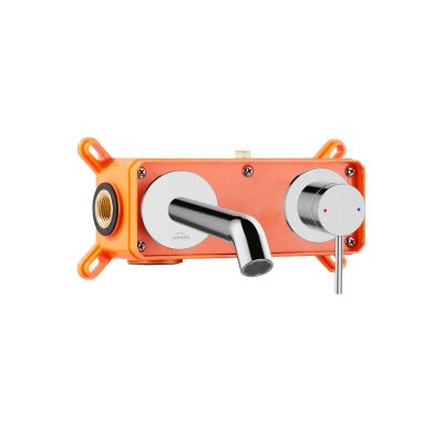 Invena Kalitea bateria umywalkowa podtynkowa chrom BP-72-U01