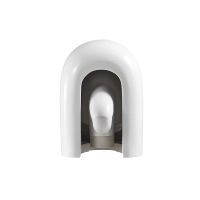 Invena Korfu miska WC z deską wolnoopadającą wisząca bez kołnierza spłukiwanie wirowe biały połysk CE-95-001