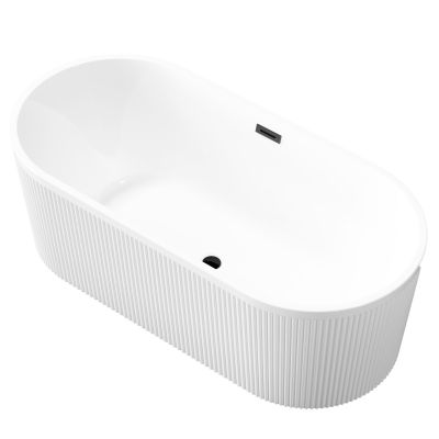 Invena Glamour wanna wolnostojąca 170x80 cm owalna biała AN-01-140