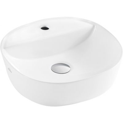 Invena Pejto umywalka 40 cm nablatowa okrągła biała CE-17-001