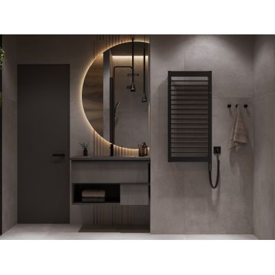 Instal Projekt Modo Electro grzejnik elektryczny 104,9x50 cm czarny/black swan MODE-50/100C75+GH-06C2