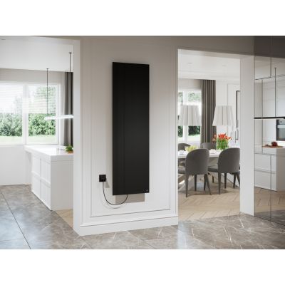 Instal Projekt Eos Electro grzejnik elektryczny 160,6x48,6 cm biały mat/biała szyba EOSE-50/160E34L04B