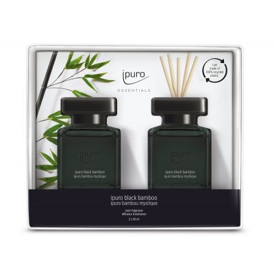 Ipuro Black Bamboo dyfuzor zapachowy 2x50 ml (10 patyczków) ZIFC2098