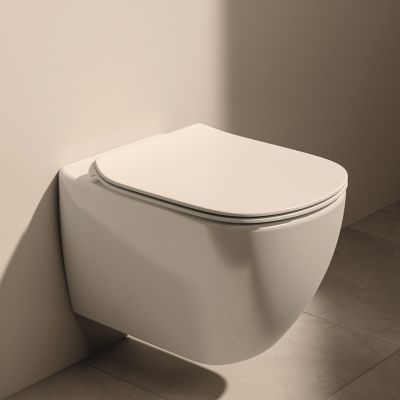 Ideal Standard Tesi miska WC z deską wolnoopadającą wisząca bez kołnierza biały połysk T354601