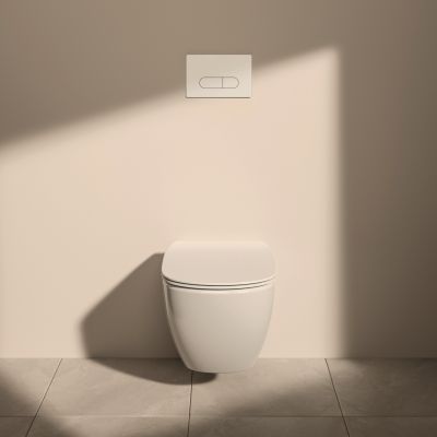 Zestaw Ideal Standard Tesi miska WC wisząca z deską wolnoopadającą białą (T007901,T352701)