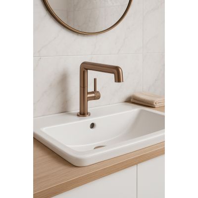 JTP Evo bateria umywalkowa stojąca brąz szczotkowany 61179BRZ