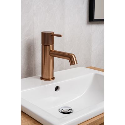 JTP Evo bateria umywalkowa stojąca brąz szczotkowany LH61008BRZ