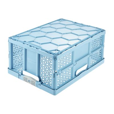 Keeeper Eco Ben kosz do przechowywania 32 l składany z miękkimi uchwytami Eco Blue 1021569500000