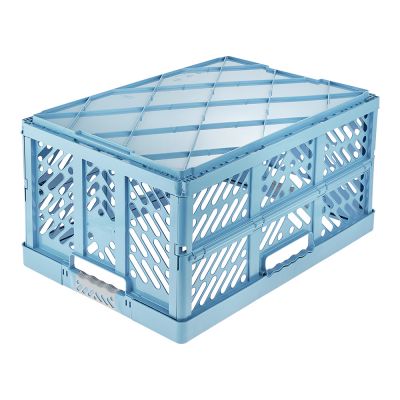 Keeeper Eco Ben kosz do przechowywania 45 l składany z miękkimi uchwytami Eco Blue 10225695000NN