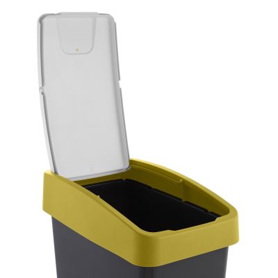 Keeeper Magne pojemnik na opady 25 l z naciskaną pokrywą żółty capri 1060420200000
