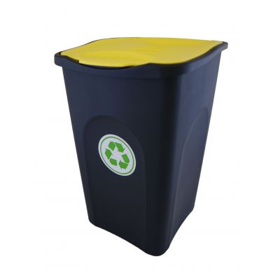 Keeeper Sorta pojemnik na odpady 50 l czarny/żółty 109052170008G