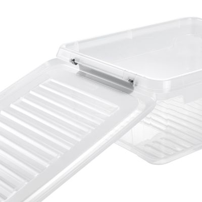 Keeeper Leonie pojemnik 28,5x18,5x16 cm przezroczysty-szary 1115700100000