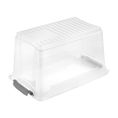 Keeeper Leonie pojemnik 28,5x18,5x16 cm przezroczysty-szary 1115700100000