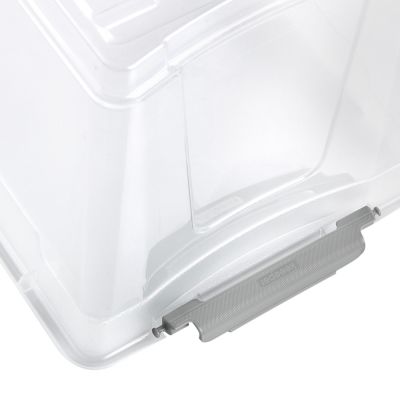 Keeeper Leonie pojemnik 28,5x18,5x16 cm przezroczysty-szary 1115700100000