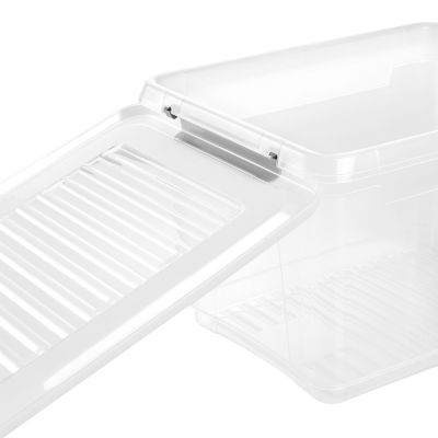 Keeeper Leonie pojemnik do przechowywania 37,5x18,5x23,5 cm przezroczysty-szary 1115900100000