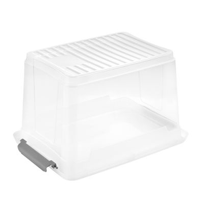 Keeeper Leonie pojemnik do przechowywania 37,5x18,5x23,5 cm przezroczysty-szary 1115900100000