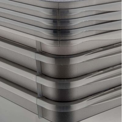 Keeeper Bea Clearbox pojemniki do przechowywania (4 szt) zestaw przezroczysty-szary 3001982700000