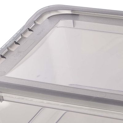 Keeeper Bea Clearbox pojemniki do przechowywania (4 szt) zestaw przezroczysty-szary 3001982700000