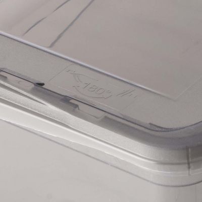 Keeeper Bea Clearbox pojemniki do przechowywania (3 szt) zestaw przezroczysty-szary 3003182700000