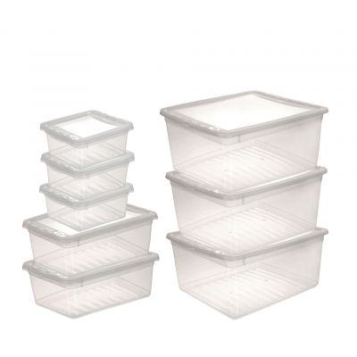 Keeeper Bea Clearbox pojemniki do przechowywania (8 szt) zestaw przezroczysty 3005000100000