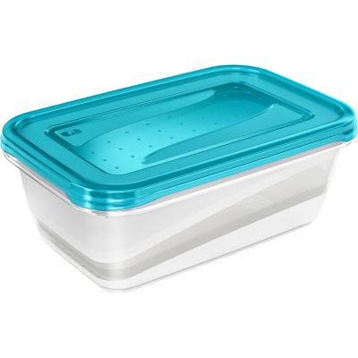 Keeeper Fredo Fresh pojemniki do przechowywania (2 szt) zestaw przezroczysty-niebieski 3068063200000