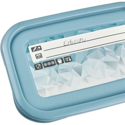 Keeeper Magic Ice zestaw pojemników do przechowywania 15,5x10,5x6 cm przezroczysty-niebieski 3068968028600