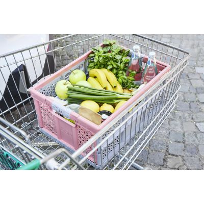 Keeeper Eco Ben kosz do przechowywania 32 l składany z miękkimi uchwytami Eco Blue 1021569500000