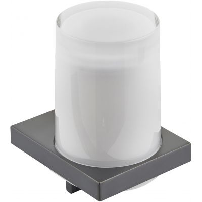Keuco Edition 11 dozownik do mydła 180 ml szkło/chrom-czarny szczotkowany 11152139000