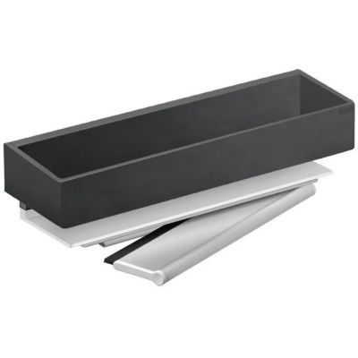 Keuco Edition 11 koszyk łazienkowy ze ściągaczką chrom-czarny szczotkowany 11159130000