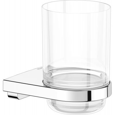 Keuco Collection Moll kubek do mycia zębów z uchwytem szkło/chrom 12750019000