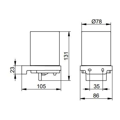 Keuco Collection Moll dozownik do mydła 180 ml ścienny szkło/chrom 12752019000