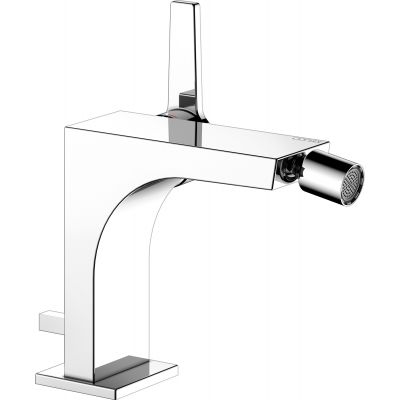 Keuco Edition 11 bateria bidetowa stojąca chrom-czarny szczotkowany 51109130000