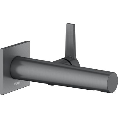 Keuco Edition 11 bateria umywalkowa podtynkowa chrom-czarny szczotkowany 51116130302