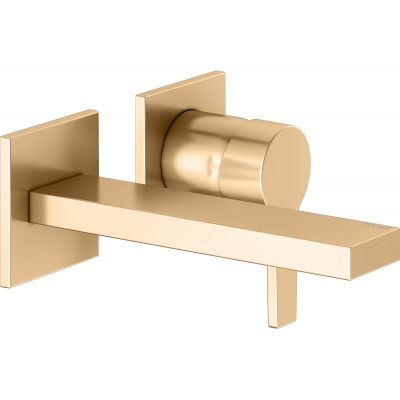 Keuco Edition 11 bateria umywalkowa podtynkowa mosiądz szczotkowany 51116250201