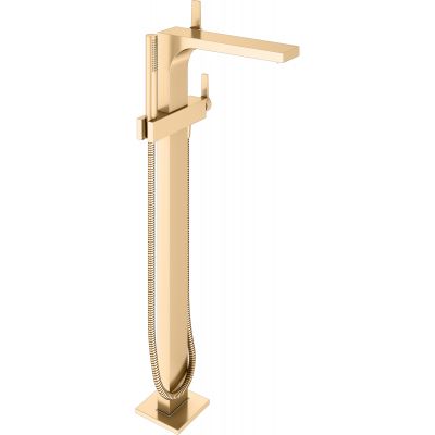 Keuco Edition 11 bateria wannowo-prysznicowa wolnostojąca mosiądz szczotkowany 51127250100